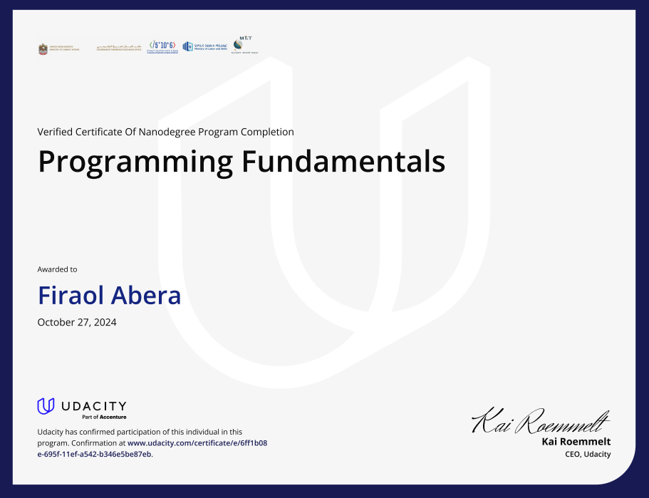 Fundamental of Programming